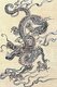 Japan / China: Japanese dragon, Chinese school, 19th century